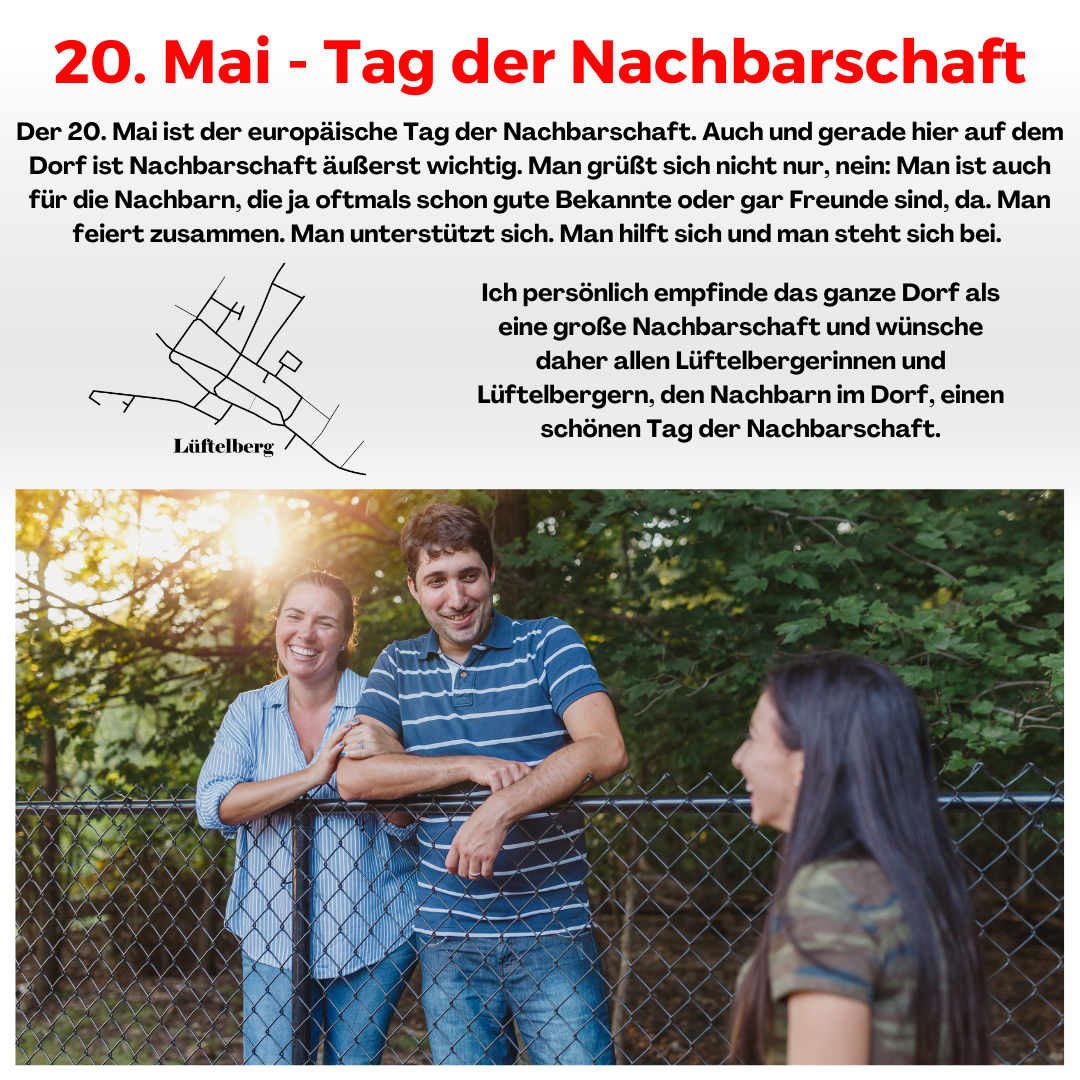 20. Mai Tag der Nachbarschaft Daniel Südhof